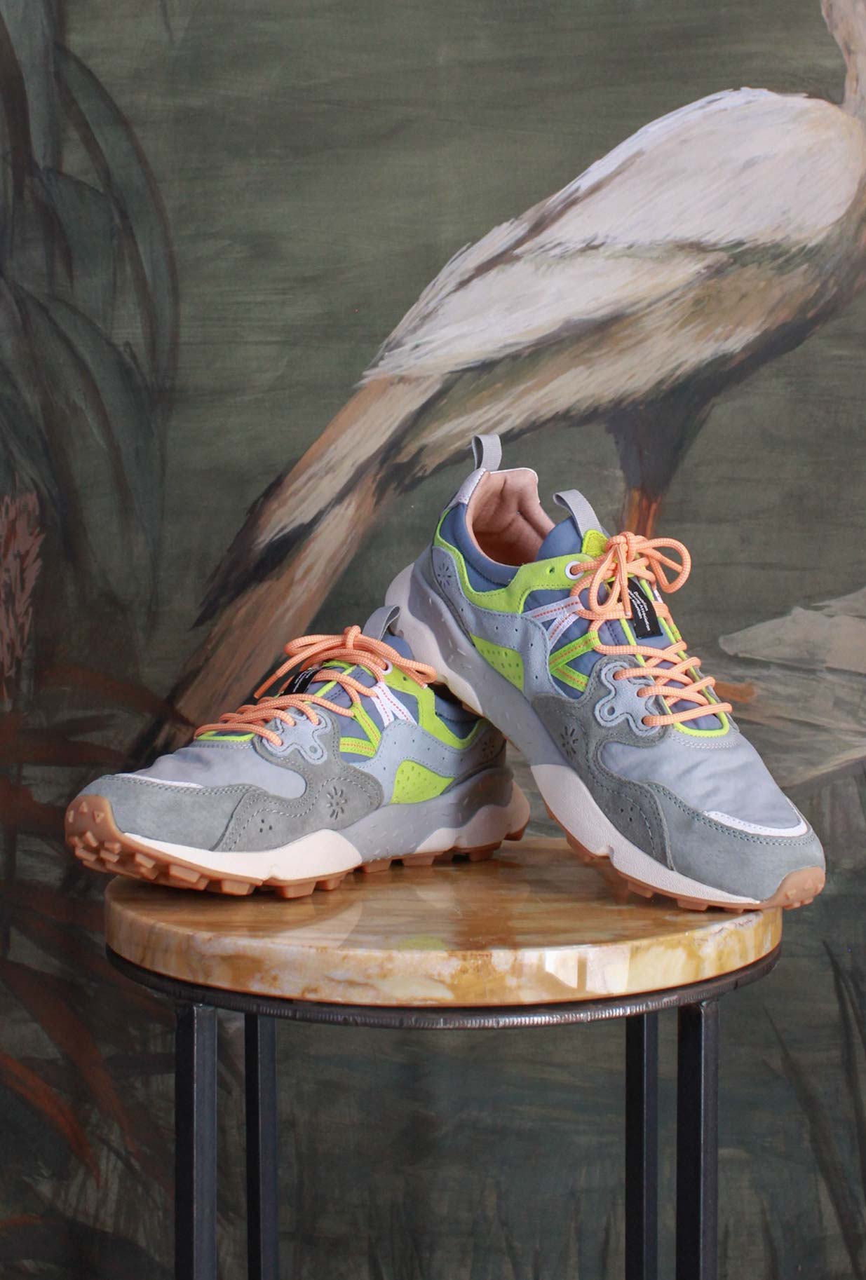 Sneakers Yamano 3 Man Light Military Green Fluo da Uomo