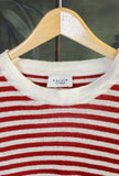 Maglia a maniche corte Truman firmata Gallia nella tonalità White-Red da Uomo