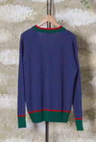 Cardigan Noah di Gallia realizzato in morbida lana merino nell’intramontabile tonalità Blue 70’s da Uomo