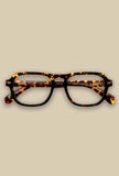 Occhiale da Vista con lenti anti riflesso Kawai Havana Flame by Gast fatto con acetato mazzucchelli