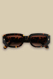 Occhiale da sole AMI havana flame by gast fatto in italia con acetato mazzucchelli