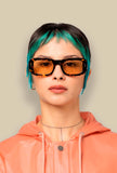 Occhiale da sole Last Crush Havana flame by Gast fatto con acetati mazzucchelli