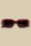 Occhiale da sole Lazy Sunday Red di Gast Eyewear made in italy con acetato Mazzucchelli