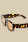 occhiale da sole piano havana flame di gast eyewear acetato mazzucchelli