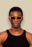 Occhiali da sole SOL Amber di Gast Eyewear made in italy con acetato mazzucchelli