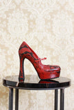 Décolleté Platform Zada 145 Red Lava