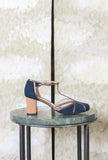 Décolleté Lumer firmata Greig tonalità Night Blue metallizzata Bronce da Donna