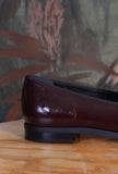 Mocassino Venice di Greige di colore shiny wine in pelle da donna