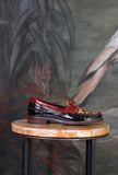 Mocassino Bristol College 015 Pony Burgundy
