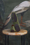 Mocassino driver della Maison Greige modello Coimbra nuanche Avocado da Donna