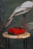 Mocassino driver della Maison Greige nuovo modello Coimbra Bow color Cherry