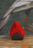 Mocassino driver della Maison Greige nuovo modello Coimbra Bow color Cherry