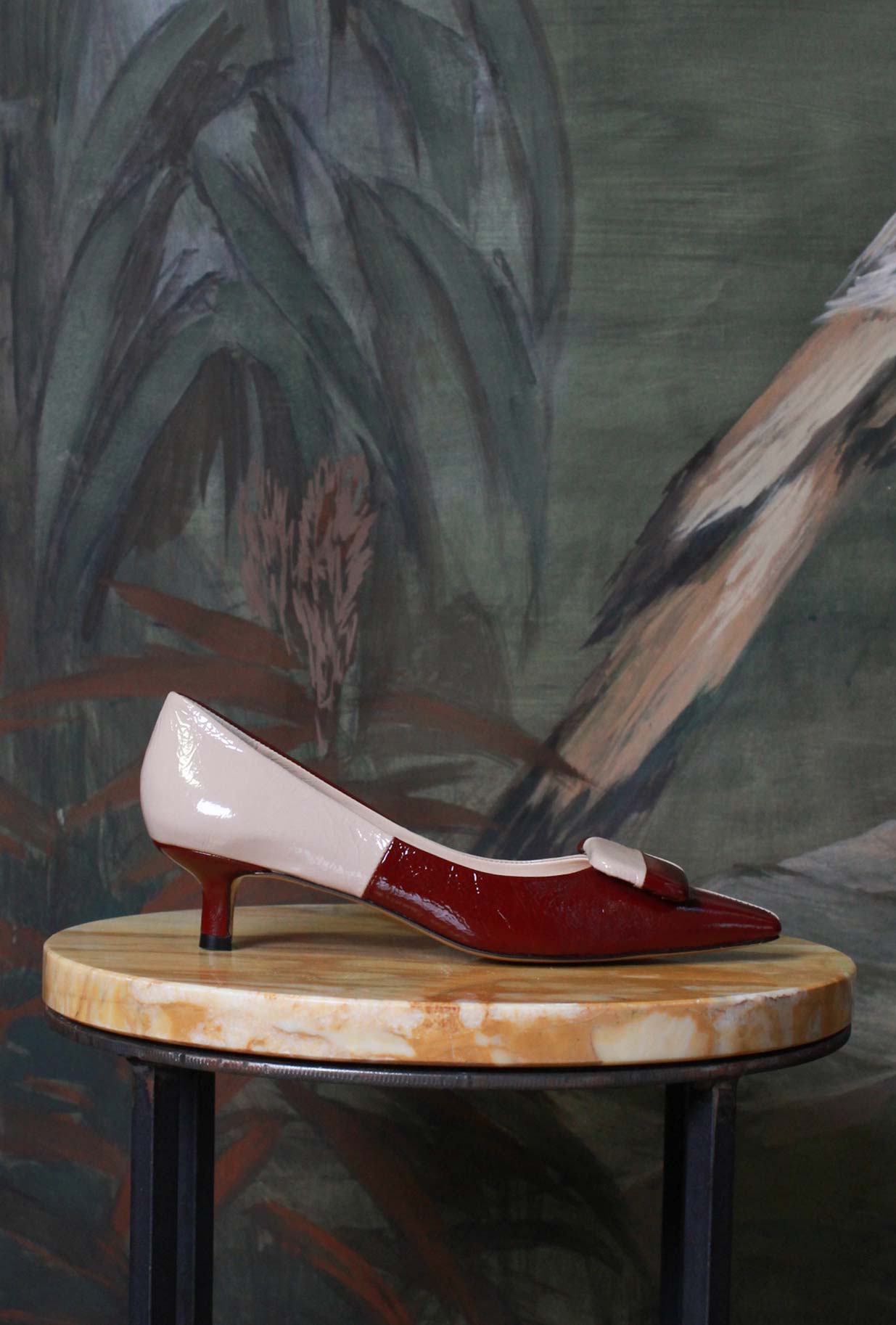 Scarpe Decollette Roger della Greige di colore Sky Wine da donna