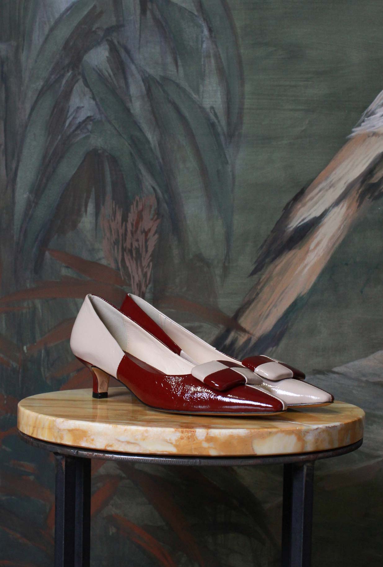 Scarpe Decollette Roger della Greige di colore Sky Wine da donna