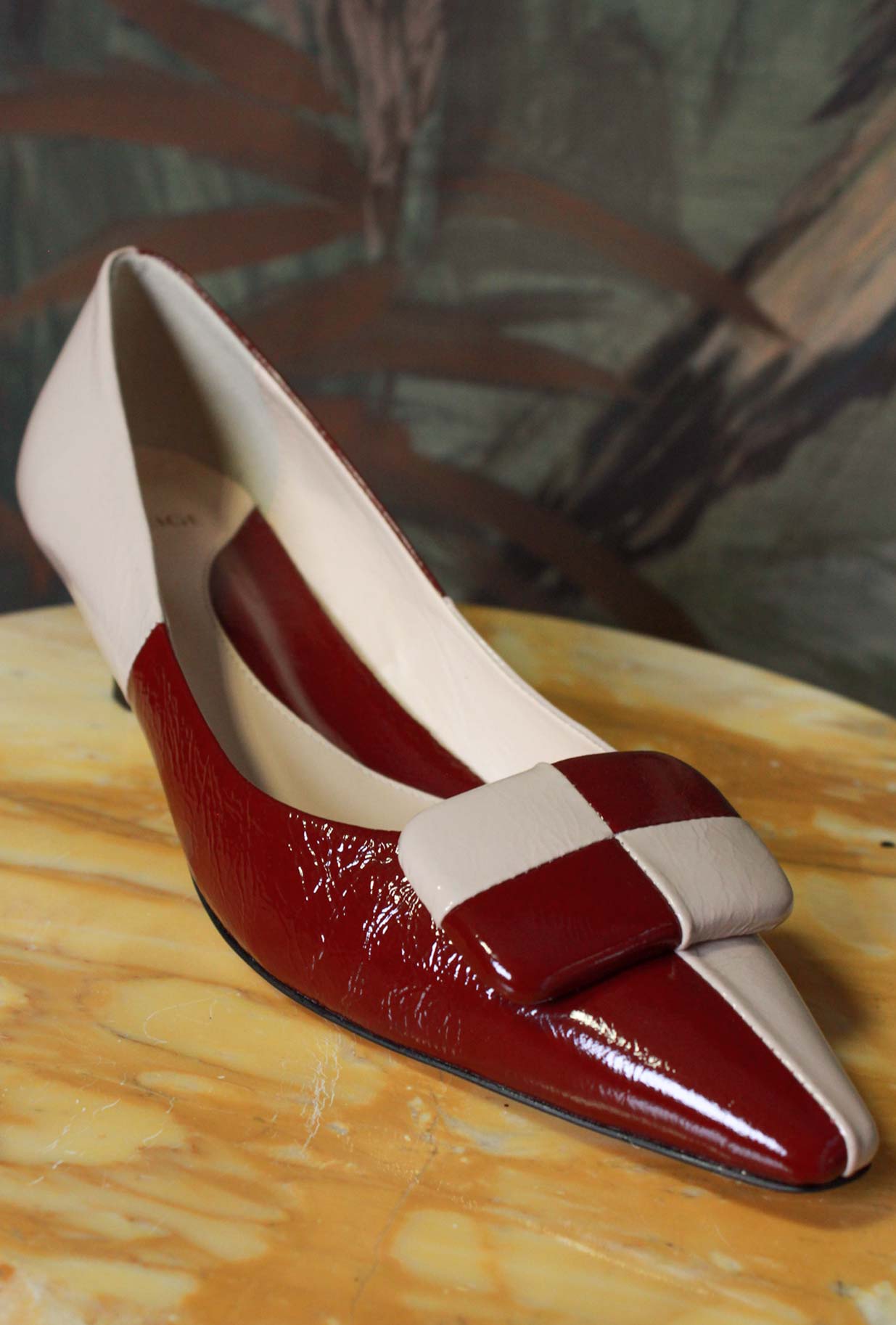 Scarpe Decollette Roger della Greige di colore Sky Wine da donna