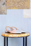 Greige Shoes Donna Slingback Clara 025 Bicolor Acqua Nude