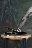 Slingback My Little Bow 025 Shiny Black & White