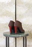 Stivaletti Lumer di Greige realizzati in morbido suede nella sofisticata tonalità French Brown da Donna