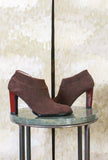 Stivaletti Lumer di Greige realizzati in morbido suede nella sofisticata tonalità French Brown da Donna