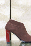 Stivaletti Lumer di Greige realizzati in morbido suede nella sofisticata tonalità French Brown da Donna