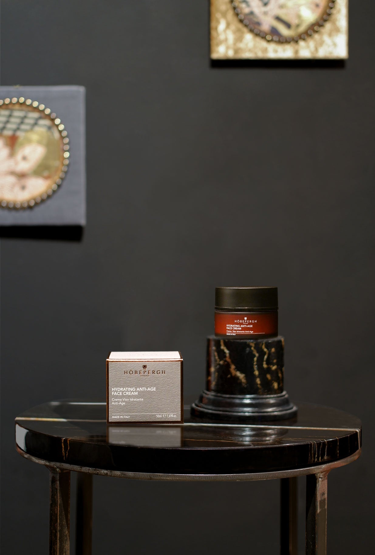 hobepergh crema viso idratante anti-age antietà 50ml antiossidante con germoglio di riso integrale