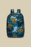 Zaino in poliestere rigenerato di inoui editions fantasia Fontainebleau Blue Navy