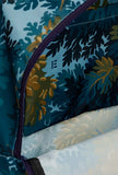 Zaino in poliestere rigenerato di inoui editions fantasia Fontainebleau Blue Navy