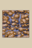 foulard quadrato in lana di inoui editions 100x100 cm fantasia fontainebleau color lilla