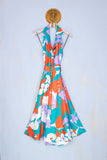 Justmine Donna Abito Midi 60's Floral Pop primavera estate 2023