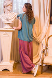 Justmine Donna Pantalone Palazzo Rings Plum