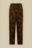 Pierre Louis Marcia Pantalone Velvet Art Decò Patchwork Kanpur Velluto Misto Seta  Mirage Damascus ultra-chic