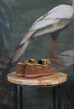 Mocassino Bat Boat di Kjore Project colore Cognac da Donna