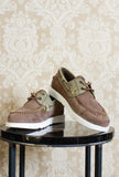 Mocassino barca da uomo summer boat di kjore project color block olive