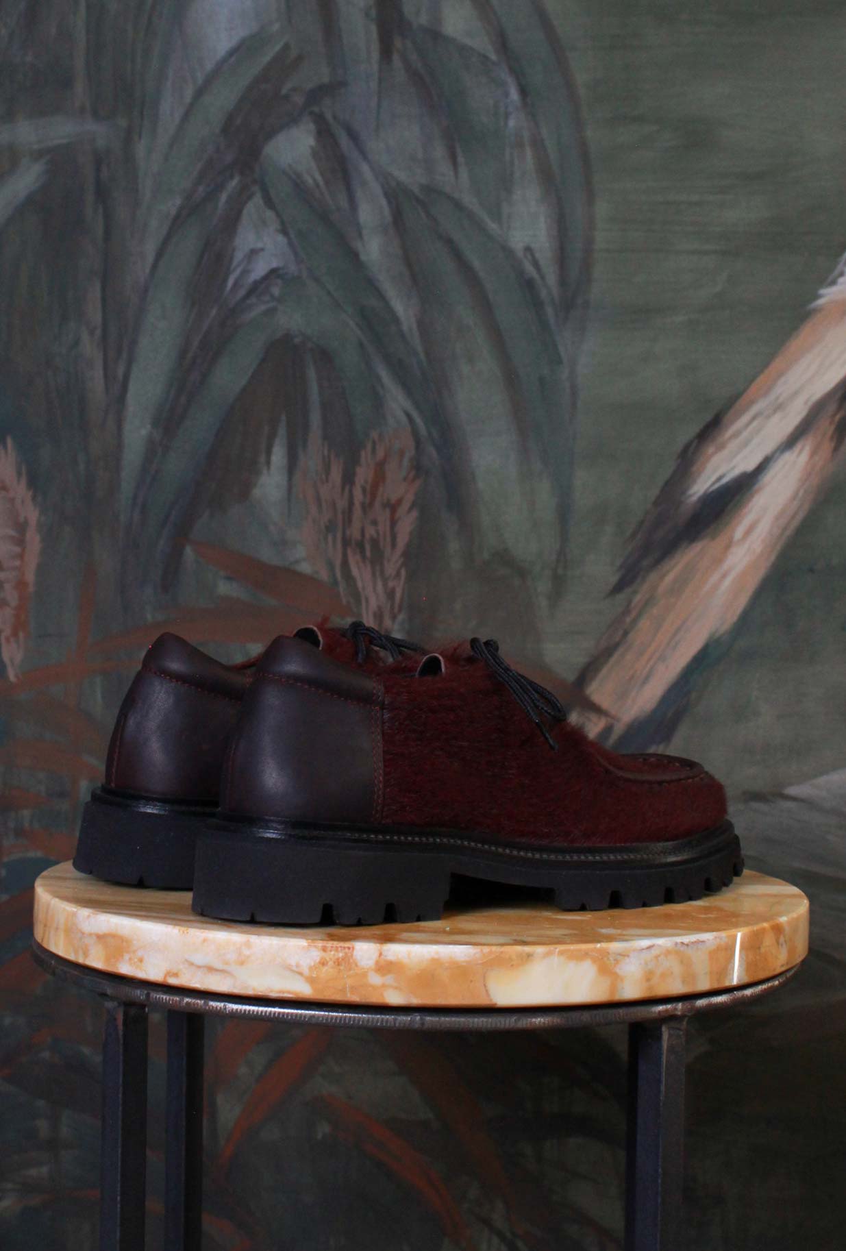 Kjore Project Echelon Low Horsy color Burgundy fall-winter eclettica ricercata 