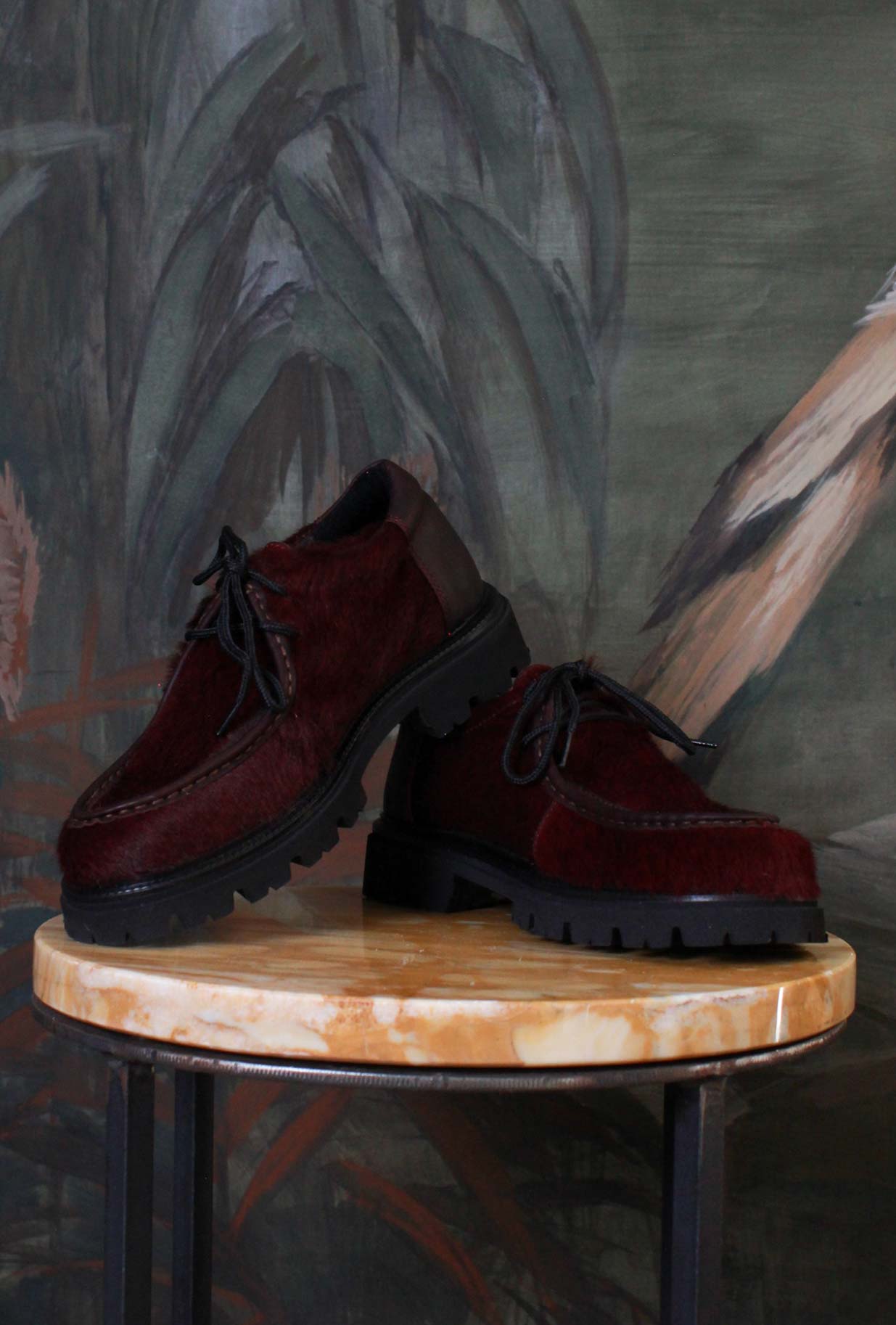 Kjore Project Echelon Low Horsy color Burgundy fall-winter eclettica ricercata 