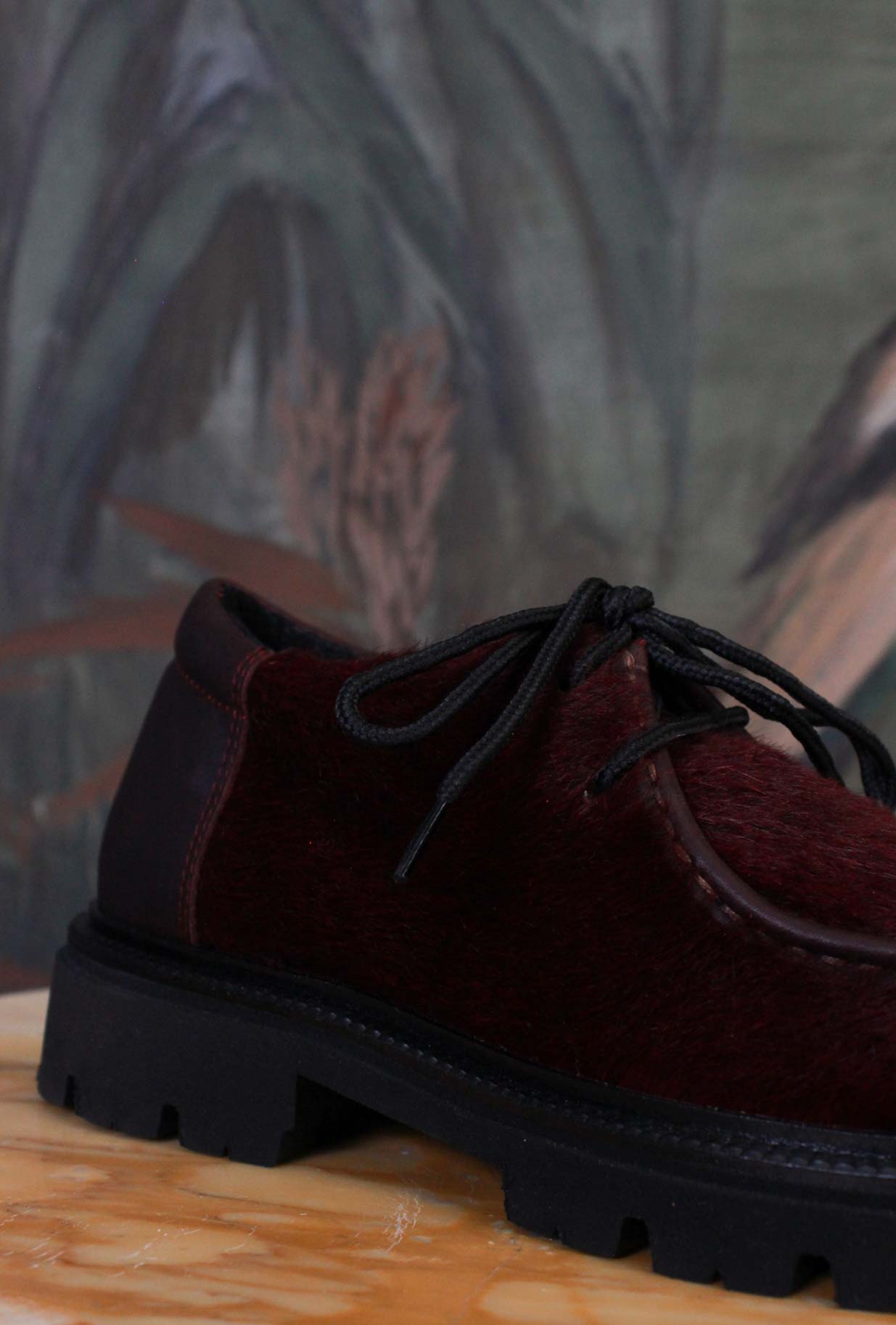 Kjore Project Echelon Low Horsy color Burgundy fall-winter eclettica ricercata 