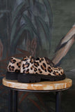 scarpa ingegnere da donna di kjore project realizzata in pregiato cavallino color leopard e suola extralight