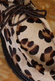 scarpa ingegnere da donna di kjore project realizzata in pregiato cavallino color leopard e suola extralight
