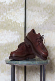 Scarpa Paraboot Engineer Echelon è realizzata in pregiata pelle neozelandese nella sofisticata tonalità Cognac da Uomo