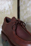 Scarpa Paraboot Engineer Echelon è realizzata in pregiata pelle neozelandese nella sofisticata tonalità Cognac da Uomo