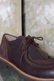 Scarpa Paraboot Echelondi Kjore Project è realizzata in pregiata pelle neozelandese e suede color Brown da Uomo