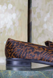 Mocassino Boysh Pony di LOafer realizzato in cavallino nell’inedito motivo Leopard da Donna