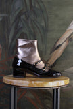 Stivaletto New-Bebe’ 035 Shiny Black-Gun Smoke