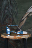 Sandalo Bebe’ 035 Shiny Azur-Cream