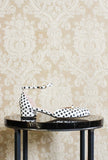 Slingback a pois black and white di La Belle tacco 035 ss24