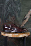 Scarpa Stringata Adamo Pelle Anticata Teak