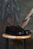 Scarpa Stringata Derby Brougues di LeMargo di colore Loden in pelle da uomo