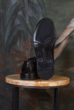 Scarpa Stringata Derby Brougues di LeMargo di colore Loden in pelle da uomo