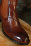 Stivaletto Beatles Ranch di Le Margo di colore Cognac in pelle da donna