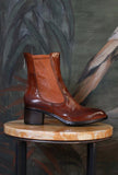 Stivaletto Beatles Ranch di Le Margo di colore Cognac in pelle da donna